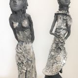 Statuette de 40 cm - raku - 80 €
