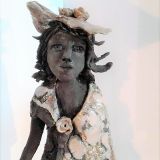 Statuette de 40 cm - raku - 80 €