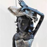 Statuette de 40 cm - raku - 80 €