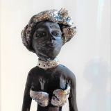 Statuette de 40 cm - raku - 80 €